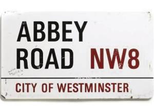 abbey road sign